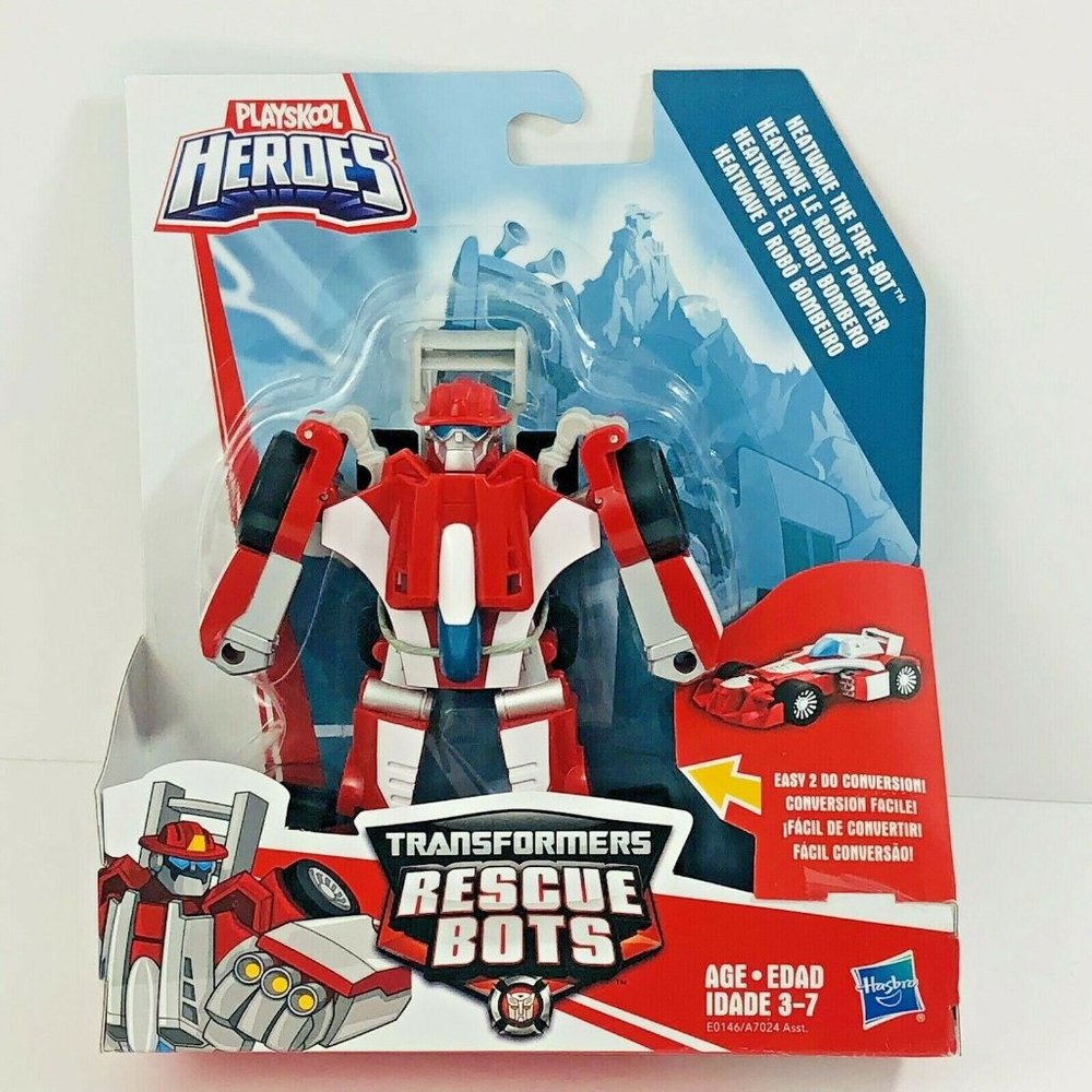 Transformers Rescue Bots Heatwave Fire Bot Racecar Figure Playskool Heroes 2017